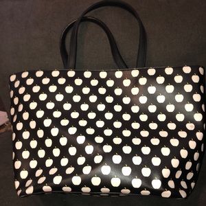 Kate Spade B&W Apple Print Bag